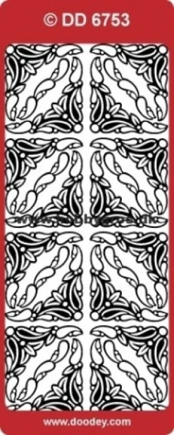 Stickers med hjørner