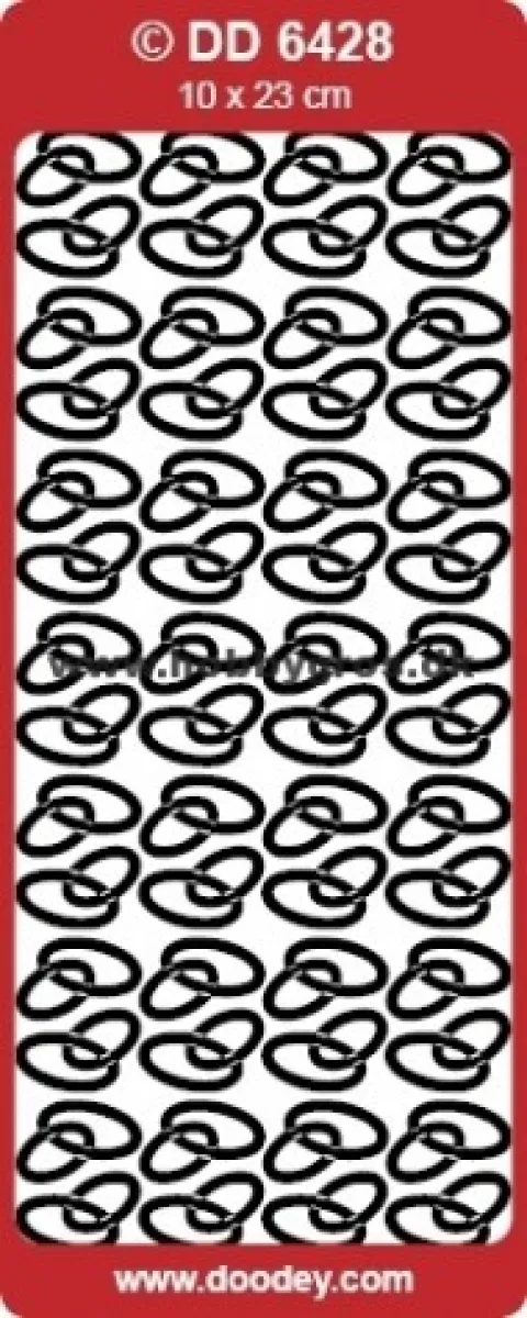 Stickers med 56 x dobbeltringe