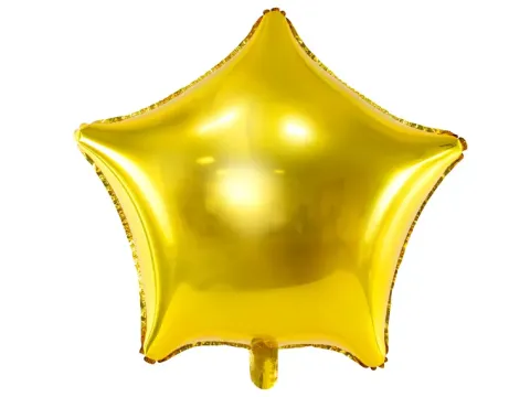 Stjerne folieballon GULD 48cm