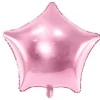 Stjerne folieballon Lyserød 48cm