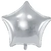 Stjerne folieballon SØLV 48cm
