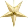 Stjerne i karton -guld 70 cm