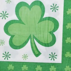 St.Patricks dag servietter med trekløver