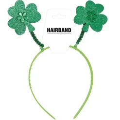 St.Patricks day hårbøjle med kløver