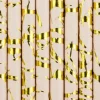 Sugerør i papir i rosa med guld-print