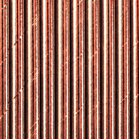 Sugerør i papir i Rosegold