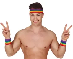 Svedbånd sæt i Rainbow