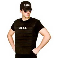 SWAT vest og cap