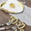 Tal konfetti stor 30 guld