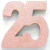 25 Tal stor figur i rosegold
