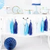 Tassel guirlande BLÅ mix