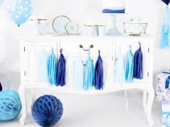 Tassel guirlande BLÅ mix
