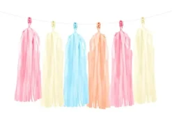 Tassel Guirlande mix Koral