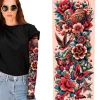Tattoo ærme - roses and butterflies