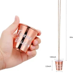 Team Bride shotglas i rosegold