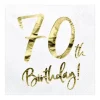 70 th Birthday servietter