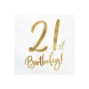 21 th Birthday servietter