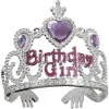 Tiara BIRTHDAY GIRL med plaststen