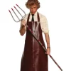 Trefork blodig