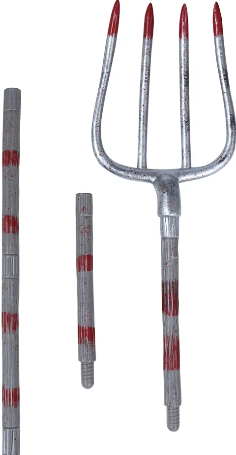 Trefork blodig