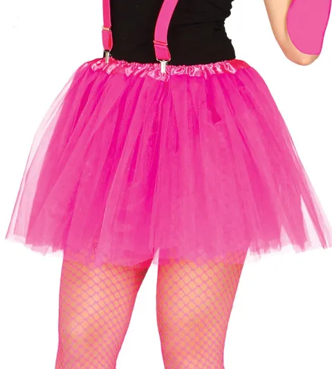 Tyl Skørt i pink