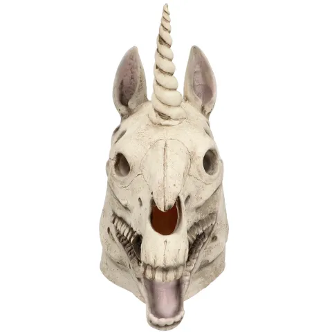 Unicorn Skull Latexmaske