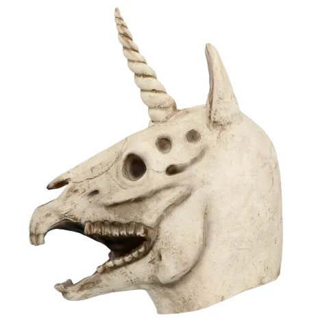 Unicorn Skull Latexmaske