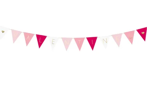 Valentines flagbanner