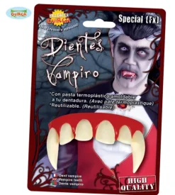 Vampyr tænder med klæber