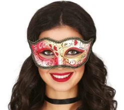 Venetisk maske med Glitter