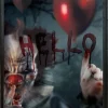 Vindue og Vægdekoration - Killer clown