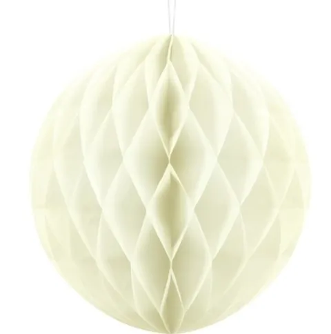 Vævbold ø 40 cm Creme