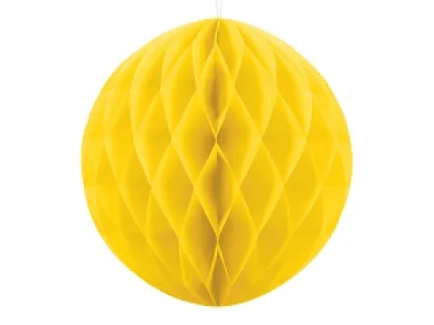 Vævbold ø 40 cm GUL