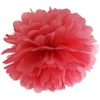 Væv pompom ø 25 cm Rød