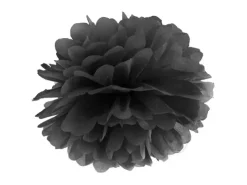 Væv pompom Sort Ø25