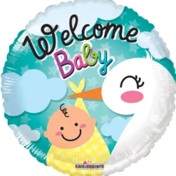 Welcome baby folieballon