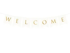 Welcome kartonbanner