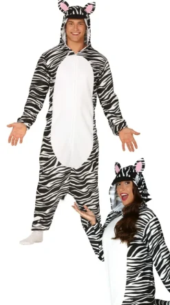 Zebra kostume jumpsuit