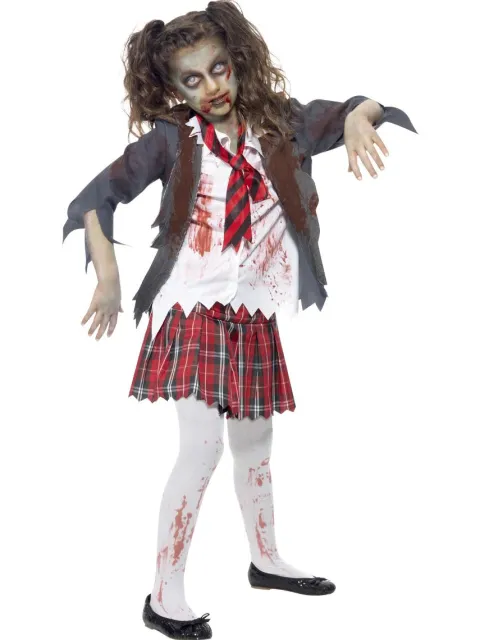 Zombie Skole Pige kostume